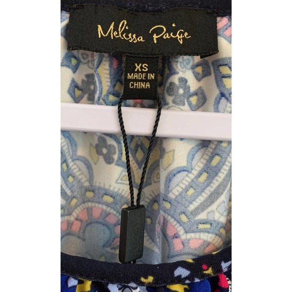 NWOT, Melissa Paige Women's Oversized XS Cold Shoulder 3/4 Sleeve Tunic - Picture 11 of 11